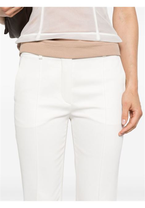 White mid-rise cropped trousers Maxmar Sportmax - women MAXMARA SPORTMAX | 2412131052600001